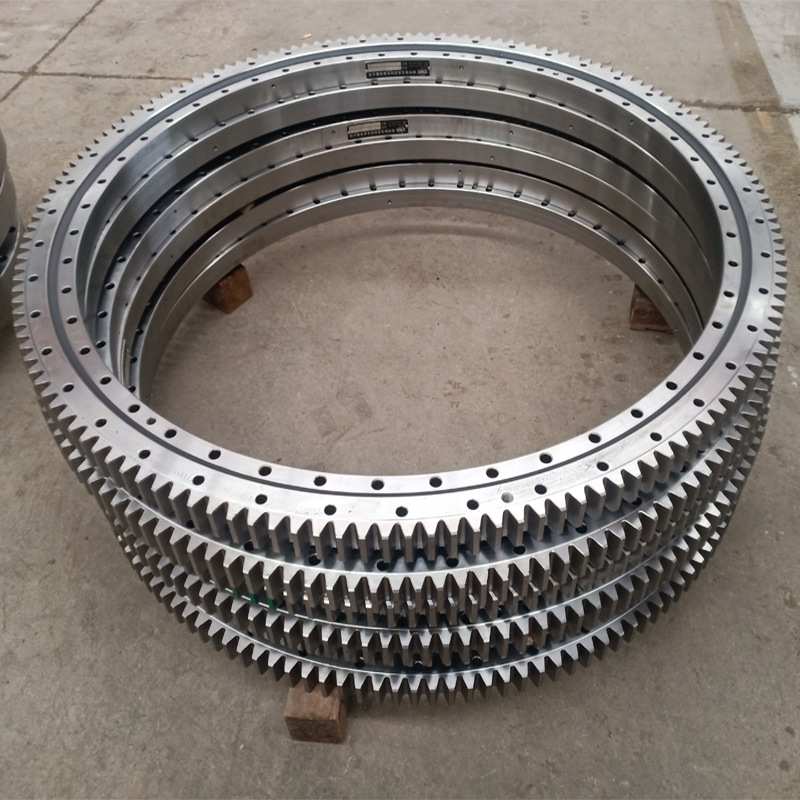 单排球式回转支承轴承吊车回转支承内部结构外齿圈转盘011.40.800
