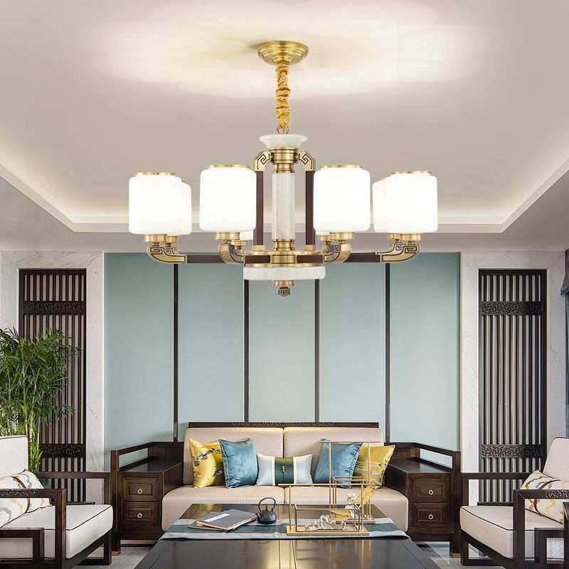 新中式吊灯主客厅灯2022年新款现代简约大气店铺商用餐厅灯具大全