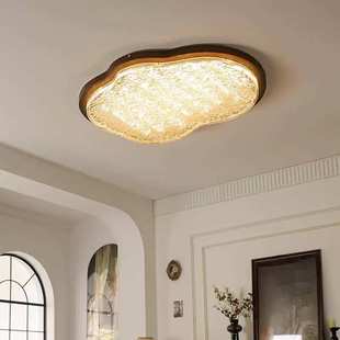 迪格雅 卧室吸顶灯中古现代简约客厅主灯全光谱护眼美式复古主卧