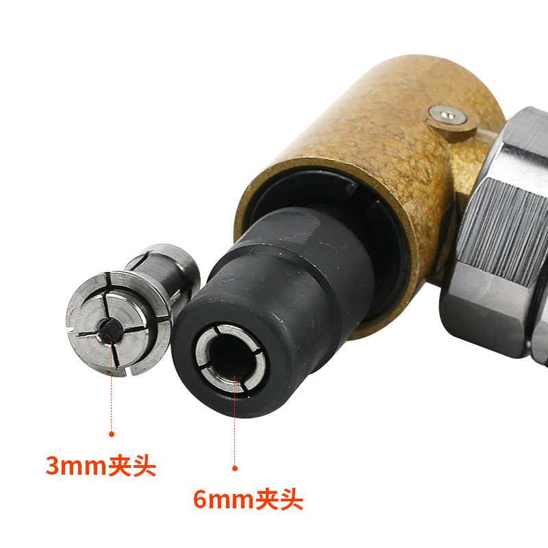 百马BM-80M气动90度刻磨机直角风磨弯头打磨机砂光机抛光机3mm6mm