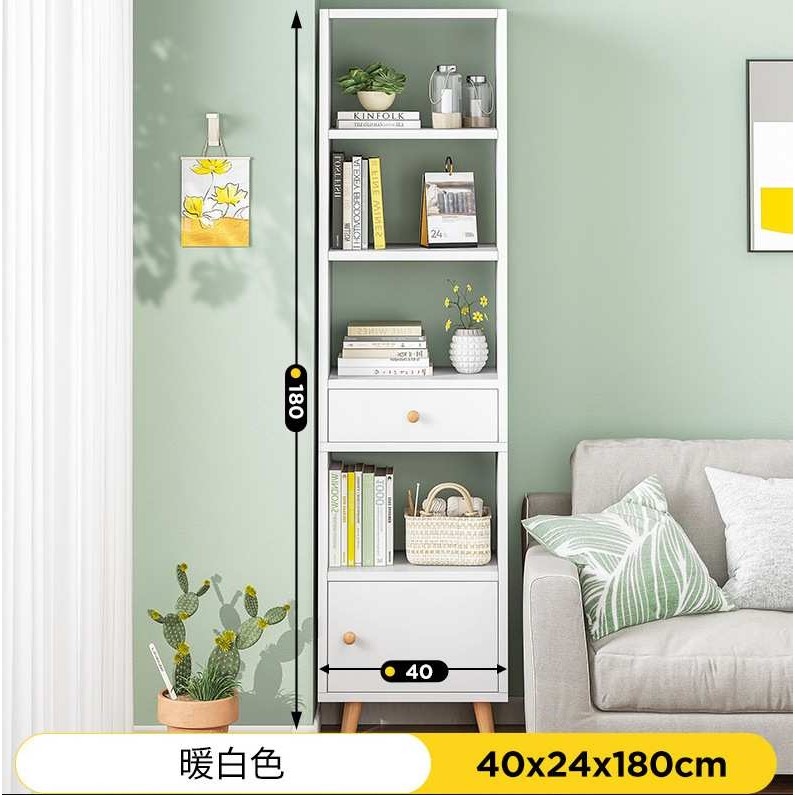 书架置物架落地靠墙客厅家用简易收纳架网红现代简约卧室小型书柜,鲜花速递/花卉仿真/绿植园艺,割草机/草坪机,淘宝优惠券,粉丝福利购,淘宝优惠卷