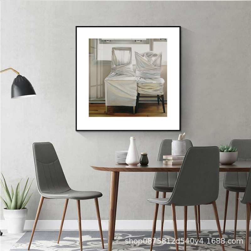 现代简约轻奢客厅装饰画小众艺术插画沙发背景温馨梦幻儿童房挂画