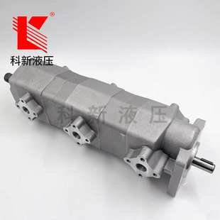 12R三联液压齿轮泵泵机械五金高压液压油泵 科新HGP 222A F12
