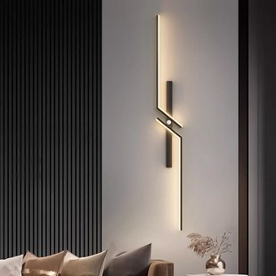 人体感应壁灯现代简约玄关走廊楼梯过道阳台电梯口免布线充电壁灯
