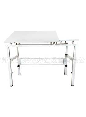 可折叠绘画办公桌内白色可升降调节高度绘画办公书桌多角度折叠桌