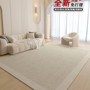 现代轻奢沙发茶几毯家用约卧室地毯2024床边地毯客厅高级极简新款