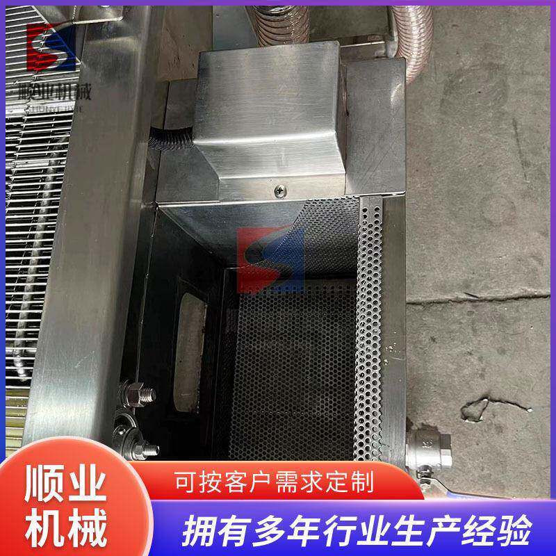 厂家售蟹柳棒上浆机 瀑布式淋浆机 全自动牛蒡片裹浆上粉设备