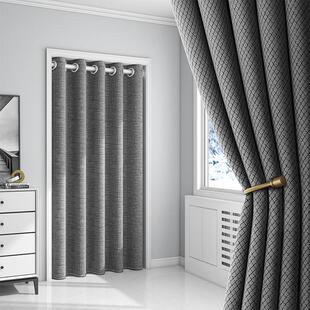 免打孔门帘客厅家用过道屏风隔断窗防风季空调挡风冷气厨房遮挡帘