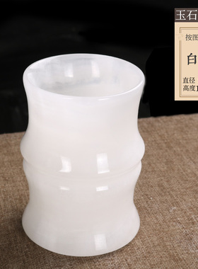 天然玉石笔筒工艺摆件聚会纪念品办公室送礼老师创意礼品祝贺礼物