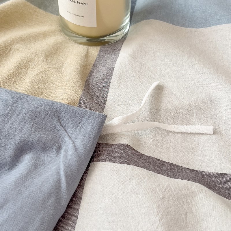 纯棉四件套A类母婴水洗棉床单被罩床笠款宿舍床上三件套全棉床品