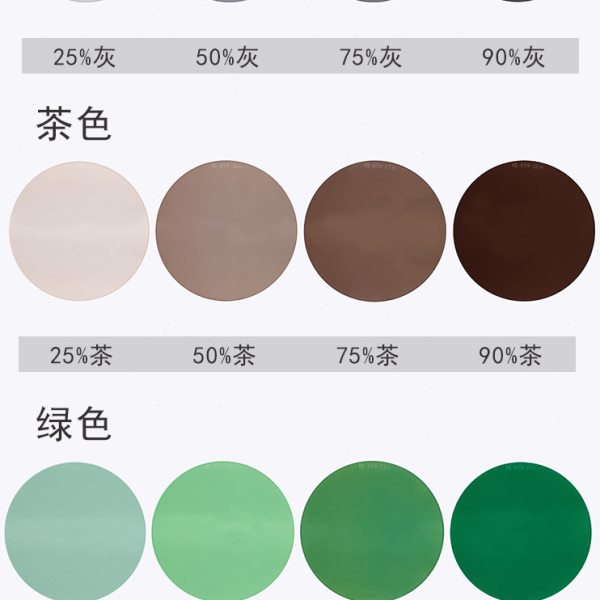 定制近视全染色太阳镜片防辐射防紫外线加硬变色树脂配墨镜眼镜