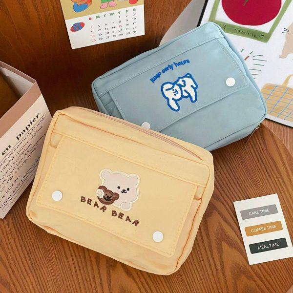 颜值大容量笔袋可爱手账包女生多功能文具袋初中生小学生文具盒,文具电教/文化用品/商务用品,笔袋,淘宝优惠券,粉丝福利购,淘宝优惠卷