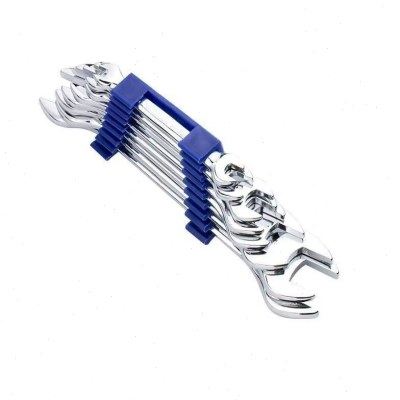 开口扳手八件套镀络呆扳手全套汽修工具常用工业叉口加厚镜面套装,五金/工具,两用扳手,淘宝优惠券,粉丝福利购,淘宝优惠卷