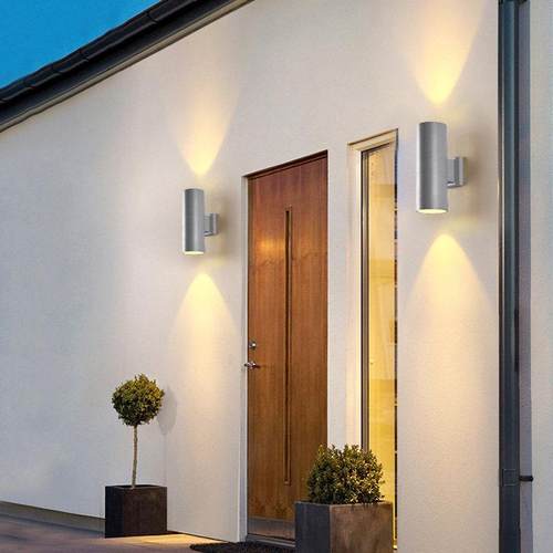 发户双壁灯防外水酒店外墙上下JYD-BD08光柱子射灯门口洗墙灯头室