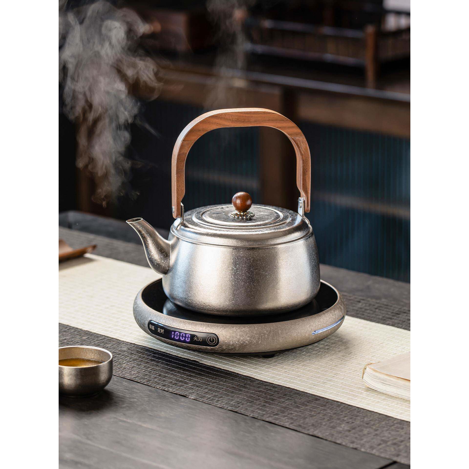 瓷牌高茗戈米电陶纯钛煮茶小型壶电陶炉功夫茶具档大容量烧智能水