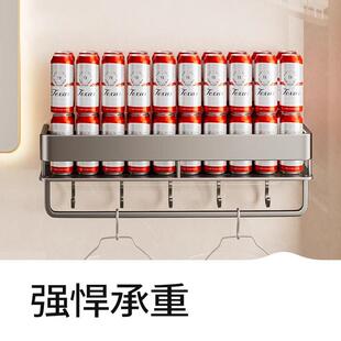 化妆室xLI3ib42物架免洗打孔置加太空铝收厚纳层架浴室洗手间漱台