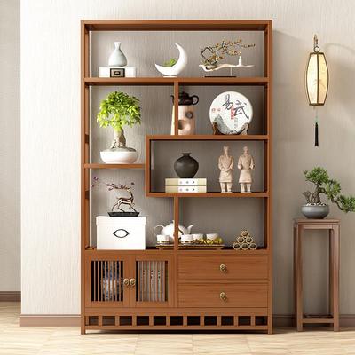 新中式博古物架茶置架茶叶展室51180件示柜隔断多宝阁客厅摆多层