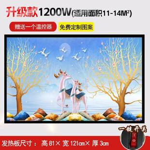 石墨烯画墙暖壁取暖器家用节QN 碳电晶电暖画电暖 1000A能壁挂速式