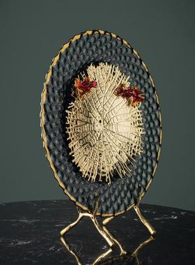 得高档如鱼水客厅装饰品摆玄BOFAN如关新式轻奢中摆件乔迁开 件业