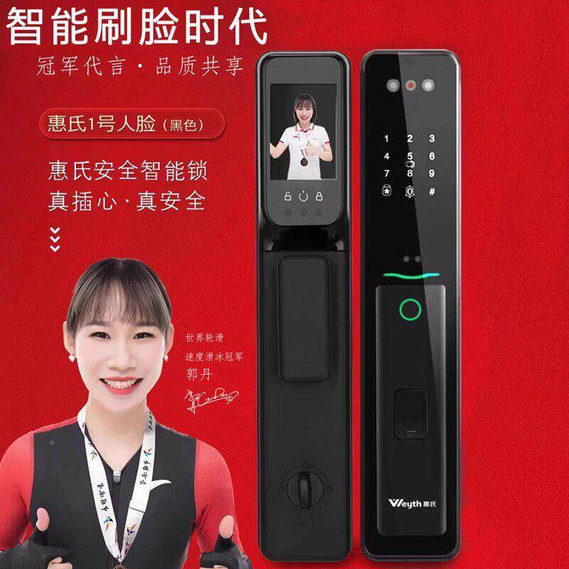 惠氏1号指纹锁智门惠氏密码锁家用盗门锁智能锁防锁门锁电子能门