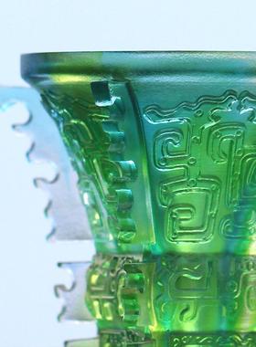 蒸蒸日上宝迁鼎办公风水琉摆件CUJ居家客厅装饰摆放朋友送礼乔璃