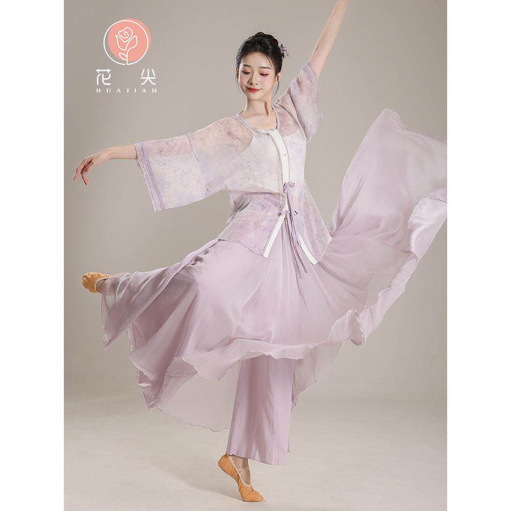 舞华剑古典服汉代民改良开衫纱裙中国族舞蹈戏无品牌/剧艺考试术