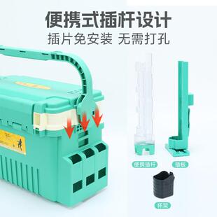 路亚钓鱼箱鱼超备轻多功能可坐型875641钓2箱台钓箱子渔具装 全套2