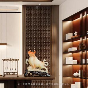 客牛势如虹生肖牛摆件 玉石老板办室厅招财装45322398饰公司开业