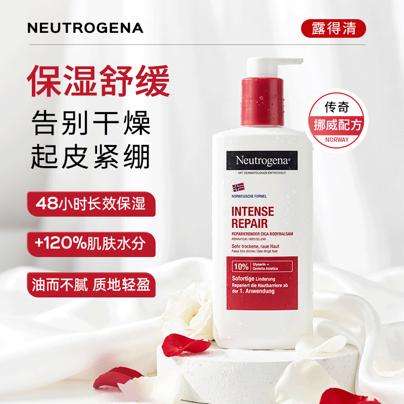 Neutrogena/露得清身体乳女保湿滋润护肤防干裂补水爽肤润肤乳