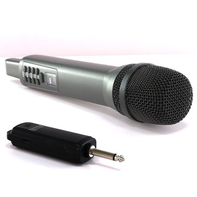 一拖四2.4g无线ktv演出专用麦克风手持充电声卡直播家庭k歌话筒