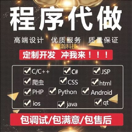 python代写java程序r语言c#安卓qt设计app代码c++编写matlab代做