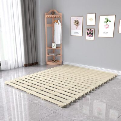 落地床架实木榻榻米排骨架地铺折叠矮床防潮地台席梦思支撑架床板