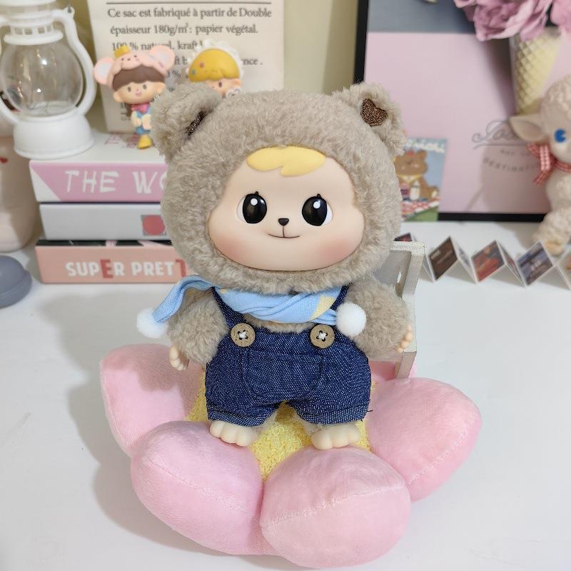 抱抱娃衣服哦崽OZAI搪胶挂件口袋背带T恤拉布布换装衣服