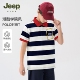 休闲polo衫 JEEP吉普男童短袖 舒适宽松t恤透气百搭时尚 新款 潮 夏季