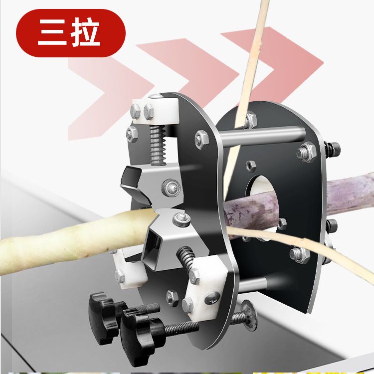 甘蔗削皮切段商用一体机