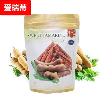 泰国免税TAMARIND即食零食Fruit land无籽罗望子原味酸角170g