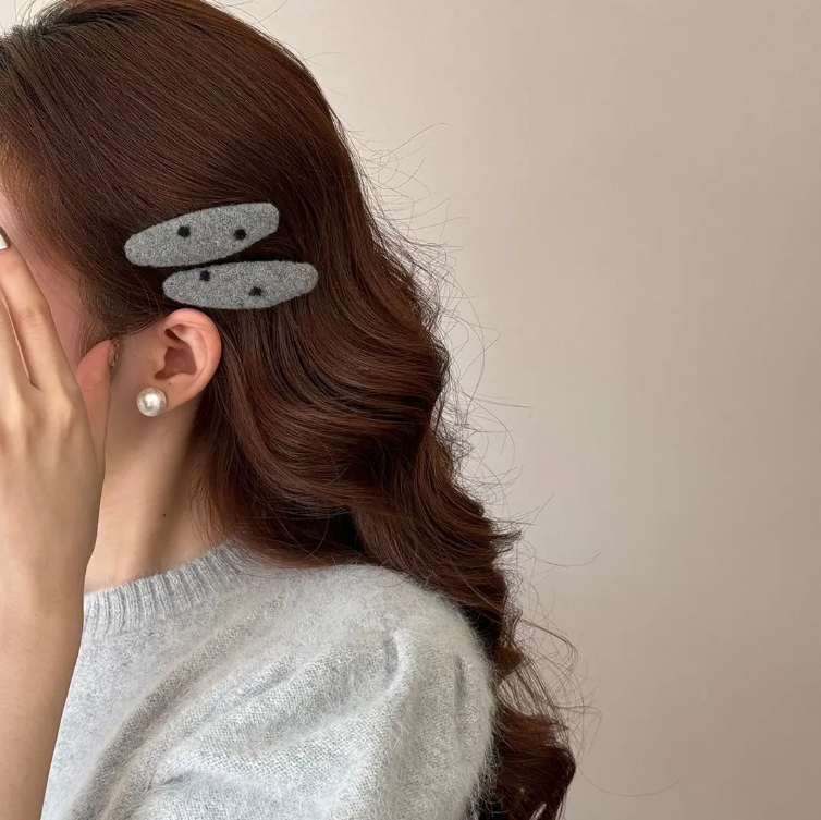 韩系新款秋冬毛呢红色格子发夹刘海夹新年氛围感侧边夹网红碎发卡,饰品/流行首饰/时尚饰品新,发饰,淘宝优惠券,粉丝福利购,淘宝优惠卷