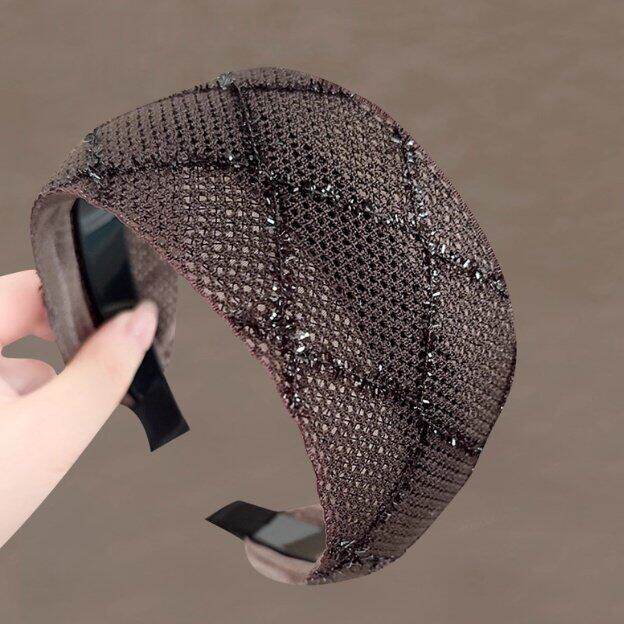 头饰发箍女士宽边碎发外出百搭压发夏日发卡带齿防滑遮白发头箍