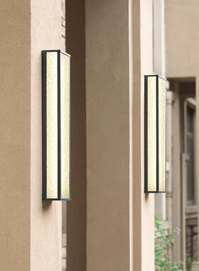 太阳能户外壁灯林爵（家防水别墅门两侧柱子灯大外花园露台灯墙接