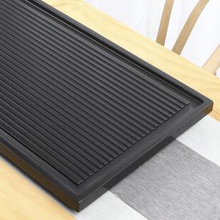 天然乌金茶盘木电条纹功夫茶万流归宗式台盘家用石茶盘新款石材排