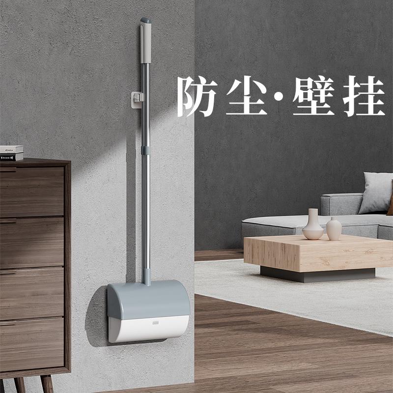 壁挂扫把簸箕装用扫帚扫套地笤帚组合新款不沾头发厚耐用加家撮箕