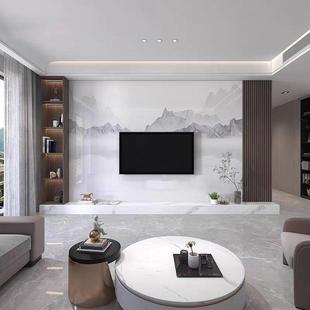 碳晶背板竹炭纤板彷大石纹格栅集成理板客厅沙发电维VAJ视景墙木