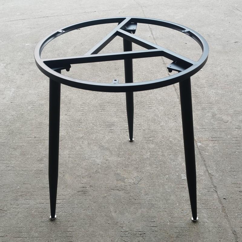 现货铁艺AMV岩板桌腿支桌茶架约北欧现代简小圆桌子腿腿几桌架餐