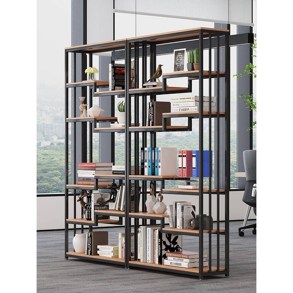 办公室断屏风隔物架锻铁书架咖啡储馆展示架理店货LAP架家庭发储