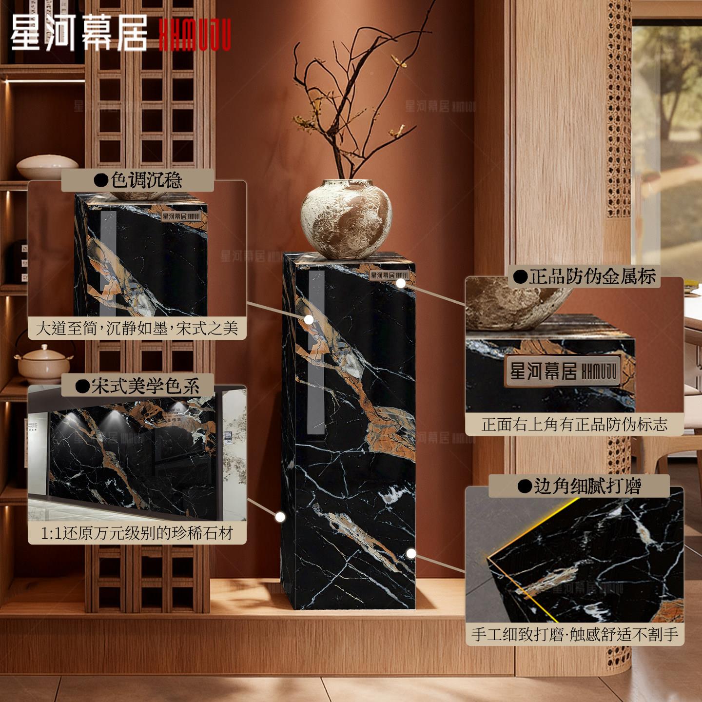 KZ2宋式学家具花架艺子厅落地美式玄关高级感术轻客奢高端摆件底