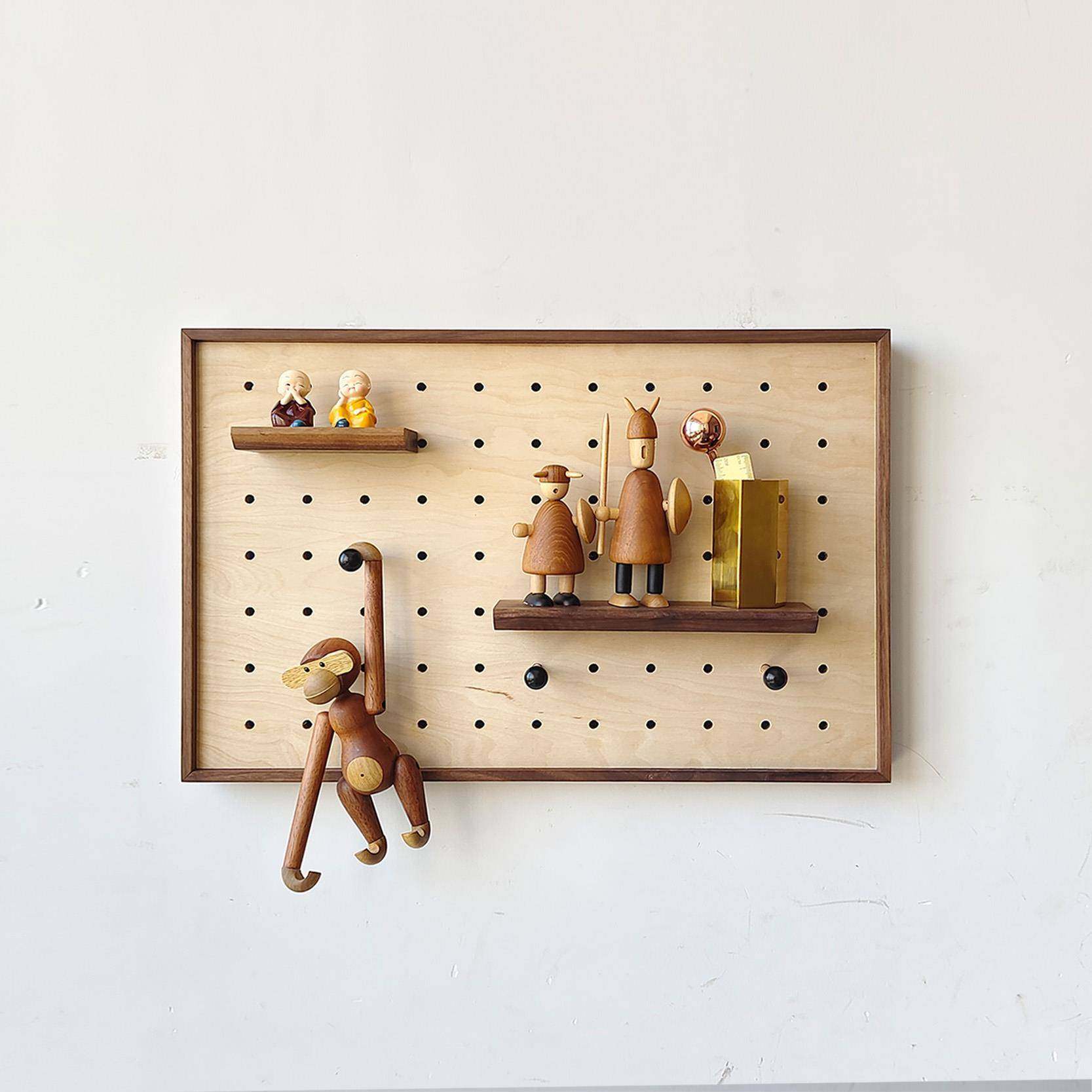 胡木配电箱洞洞板SEP电表箱遮挡置物架创意黑北桃欧生电活闸装饰