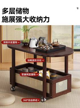 可移动边几客厅沙发物边柜柜推车茶几桌63152小子置架收纳桌侧小