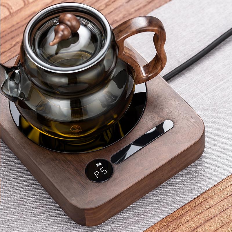 2024新款薄黑晶炉小煮型煮茶超高硼硅玻璃茶MAE泡器茶烧水壶茶具