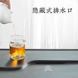 然天罗天绿高石茶盘家用办公简约档天罗绿上客茶海轻奢整块石头茶