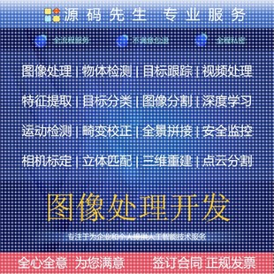 定制开发 识别计数3d 图像处理opencv计算机视觉python检测追踪c